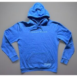 Johnnie Walker Logo Pullover Hoodie Sweatshirt. Blue Sz. XXL. 100% Cotton New